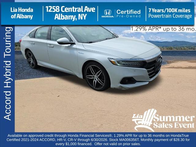 2021 Honda Accord Hybrid Touring for sale in Albany, NY