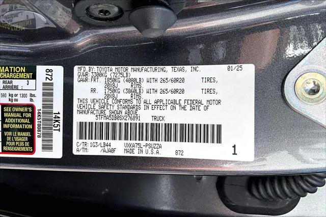 2025 Toyota Tundra 1794 Edition