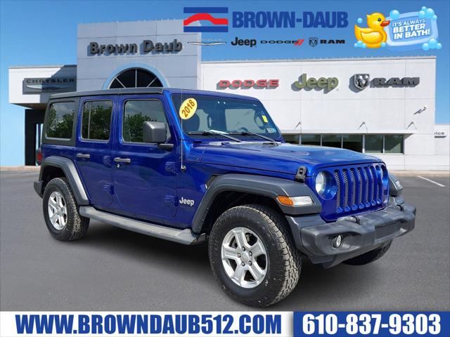 2018 Jeep Wrangler Unlimited Sport S 4x4