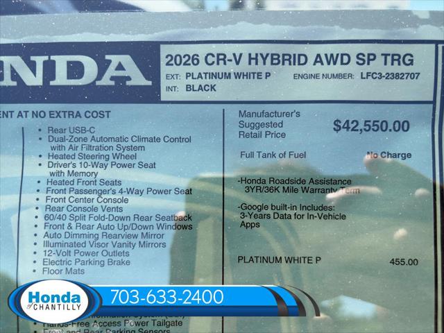 2026 Honda CR-V Hybrid AWD Sport Touring
