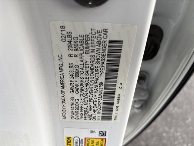 2018 Honda Accord Sport 2.0T