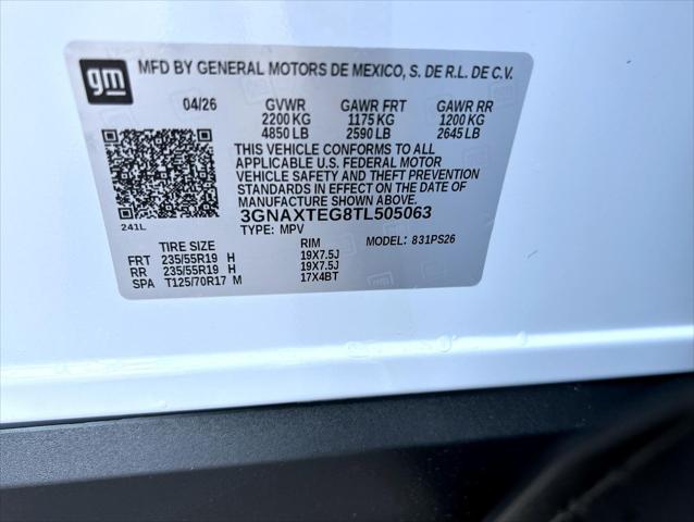 2026 Chevrolet Equinox AWD RS