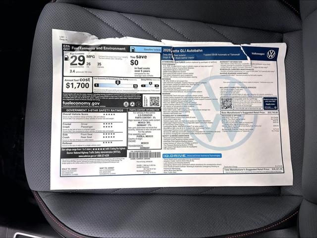 2026 Volkswagen Jetta GLI Autobahn