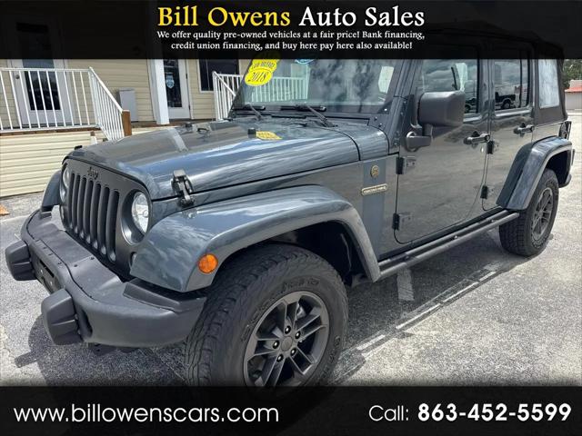 2018 Jeep Wrangler JK Unlimited Freedom Edition 4x4 for sale in South Avon Park, FL