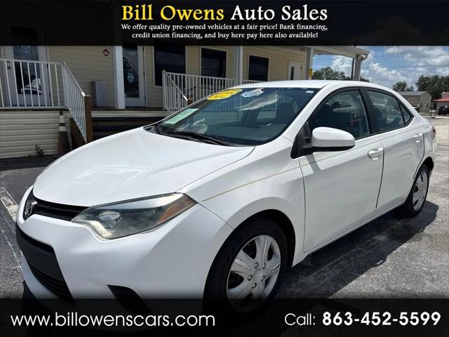 2014 Toyota Corolla L for sale in  South Avon Park, FL