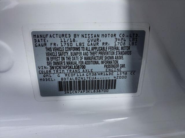 Used 2019 Nissan Versa 1.6 SV For Sale in Olive Branch, MS