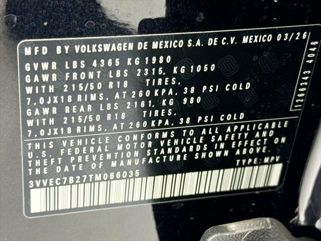 2026 Volkswagen Taos SE