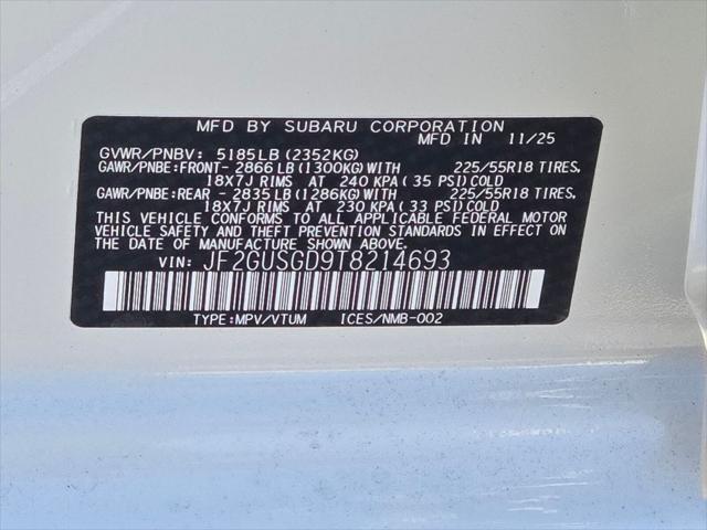 2026 Subaru Crosstrek Sport