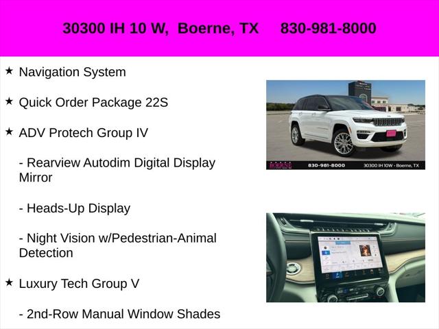 2022 Jeep Grand Cherokee Summit 4x4