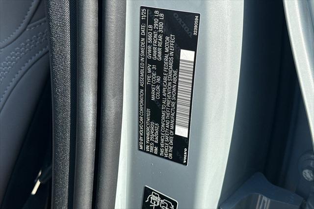 2026 Volvo XC60 Plug-In Hybrid Plus, T8 AWD Electric/Gasoline, Dark