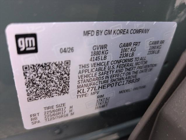 2026 Chevrolet Trax FWD LT
