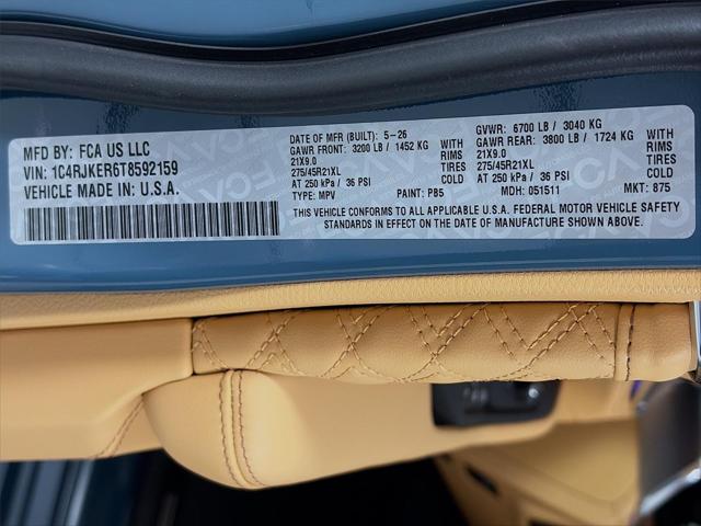 2026 Jeep Grand Cherokee L Summit 4x4