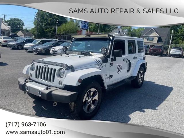 2017 Jeep Wrangler Unlimited Sahara 4x4 for sale in New Cumberland, PA
