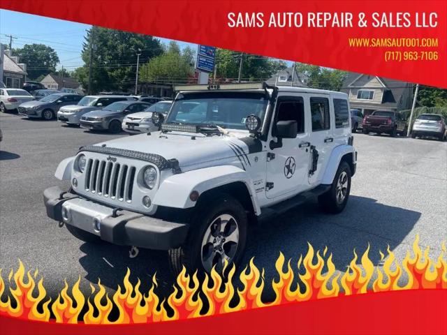2017 Jeep Wrangler Unlimited Sahara 4x4 for sale in New Cumberland, PA