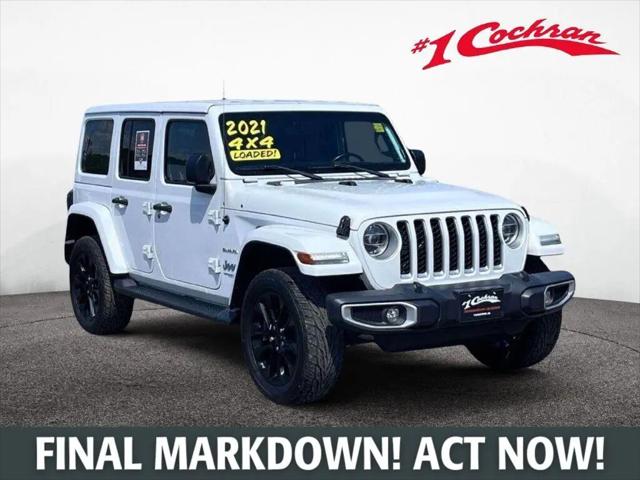 2021 Jeep Wrangler 4xe Unlimited Sahara 4x4 for sale in Youngstown, OH