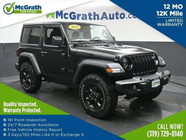 2022 Jeep Wrangler Willys 4x4 for sale in Cedar Rapids, IA