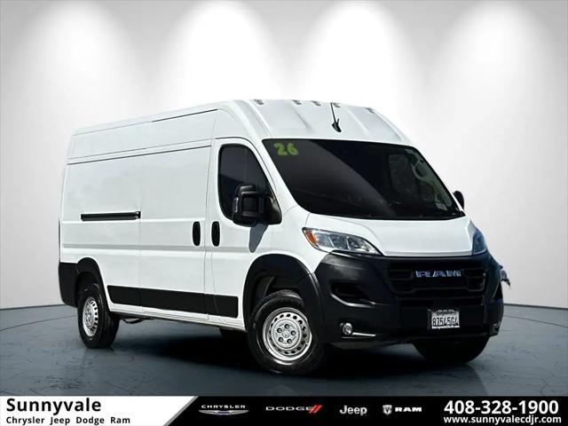 2026 Ram ProMaster 2500 Cargo Van Tradesman High Roof 159" WB w/Pass Seat for sale in Sunnyvale, CA