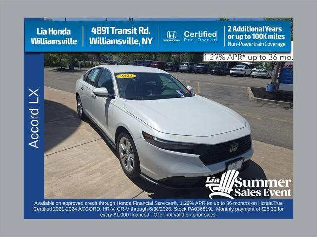2023 Honda Accord LX for sale in Williamsville, NY