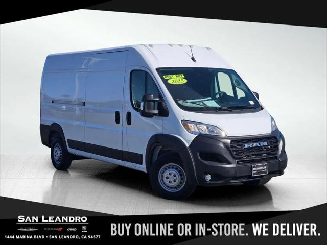 2025 Ram ProMaster 2500 Cargo Van Tradesman High Roof 159" WB w/Pass Seat for sale in San Leandro, CA