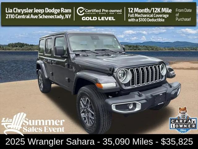 2025 Jeep Wrangler 4-Door Sahara 4x4 for sale in Schenectady, NY