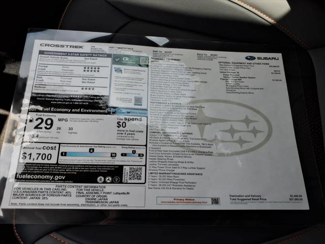 2026 Subaru Crosstrek Limited