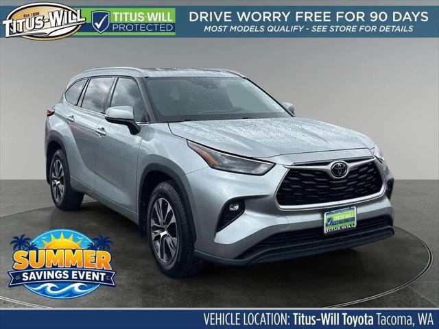 2022 Toyota Highlander XLE for sale in Tacoma, WA