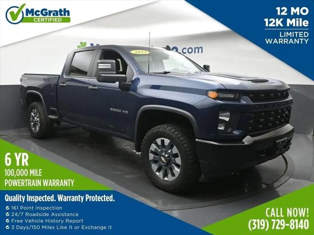 2022 Chevrolet Silverado 2500HD 4WD Crew Cab Standard Bed Custom for sale in Cedar Rapids, IA