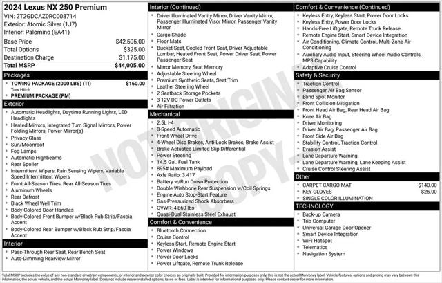 2024 Lexus NX Premium