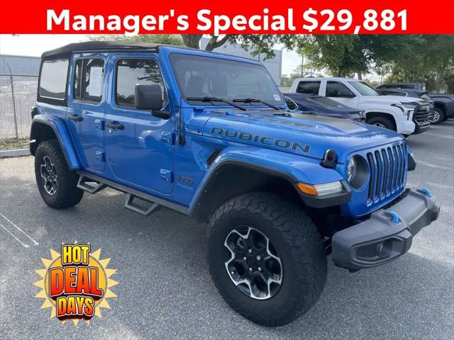 2022 Jeep Wrangler 4xe Unlimited Rubicon 4x4 for sale in Jacksonville, FL