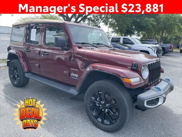 2022 Jeep Wrangler 4xe Unlimited Sahara 4x4 for sale in Jacksonville, FL