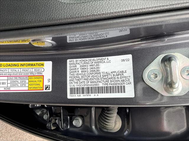 2022 Honda Accord Hybrid Touring