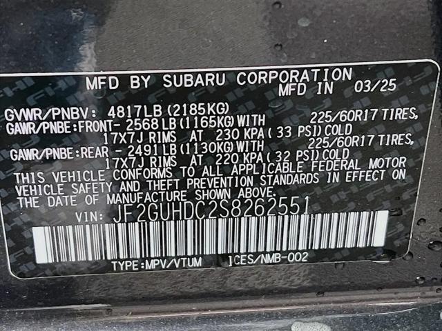 2025 Subaru Crosstrek Premium