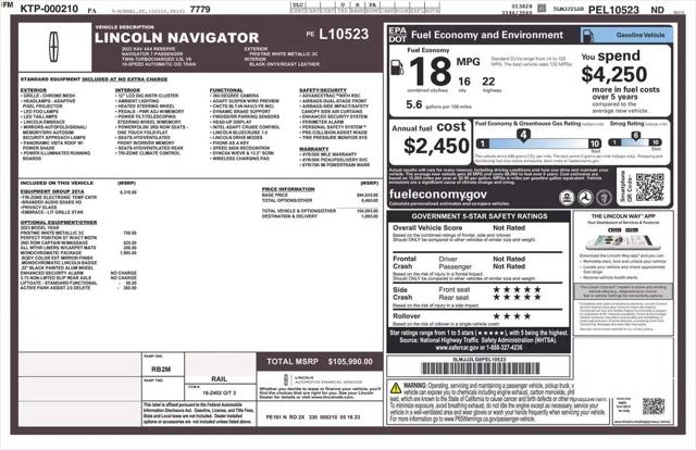 2023 Lincoln Navigator Reserve
