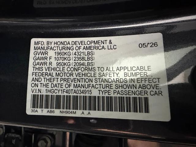 2026 Honda Accord Sedan SE