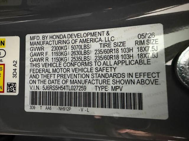 2026 Honda CR-V Hybrid 2WD Sport