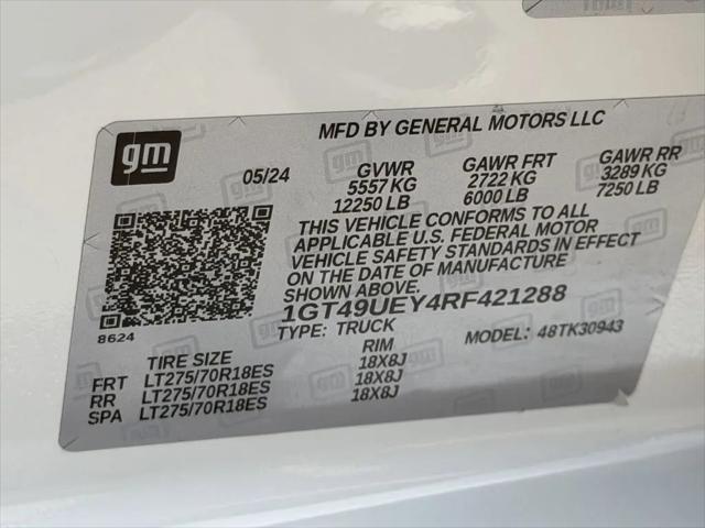 2024 GMC Sierra 3500HD 4WD Crew Cab Long Bed SLT