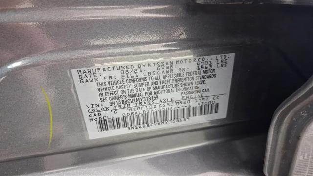 2021 Nissan Sentra SV Xtronic CVT