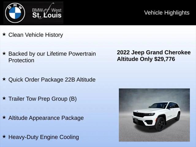 2022 Jeep Grand Cherokee Altitude 4x4