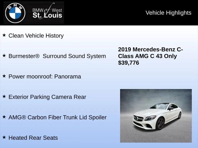 2019 Mercedes-Benz AMG C 43 4MATIC