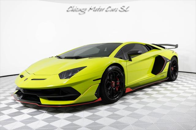 2019 Lamborghini Aventador Only 4K Miles Full PPF Verde Scandal Tons of Carbon Front Lift