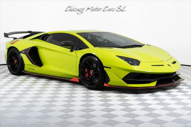 2019 Lamborghini Aventador Only 4K Miles Full PPF Verde Scandal Tons of Carbon Front Lift