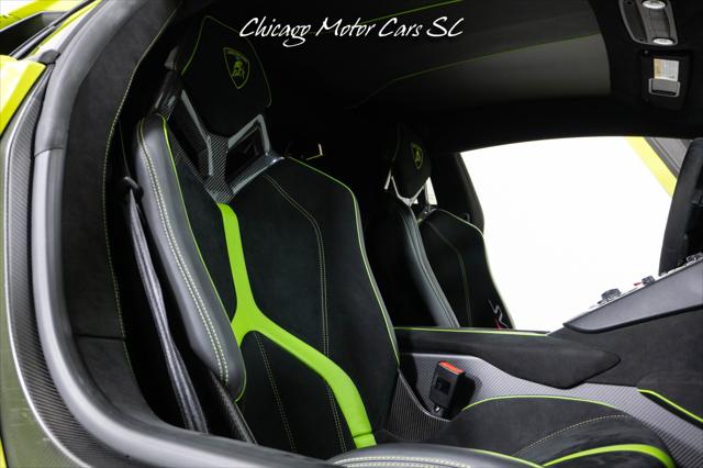 2019 Lamborghini Aventador Only 4K Miles Full PPF Verde Scandal Tons of Carbon Front Lift