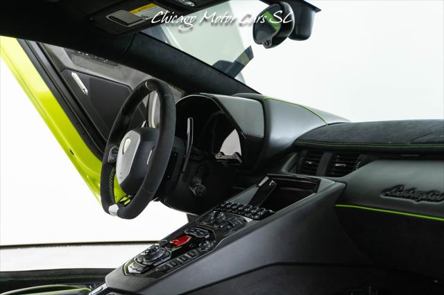 2019 Lamborghini Aventador Only 4K Miles Full PPF Verde Scandal Tons of Carbon Front Lift