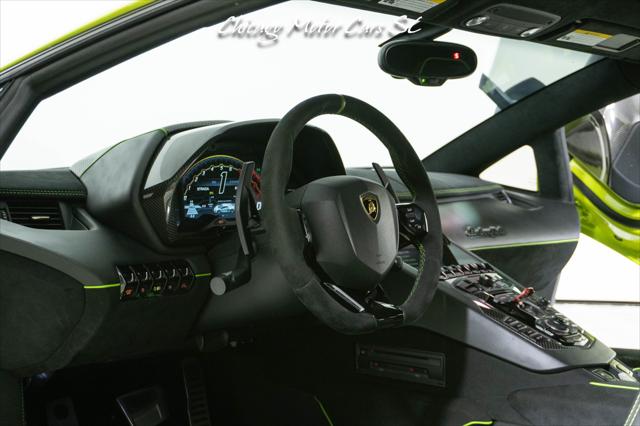 2019 Lamborghini Aventador Only 4K Miles Full PPF Verde Scandal Tons of Carbon Front Lift