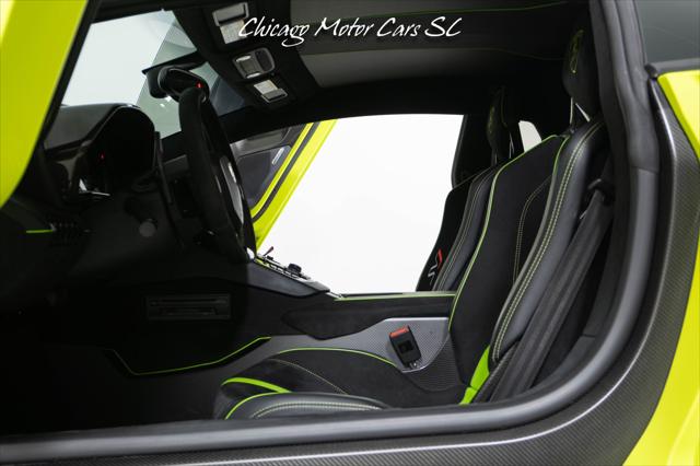 2019 Lamborghini Aventador Only 4K Miles Full PPF Verde Scandal Tons of Carbon Front Lift