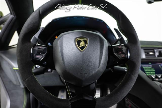 2019 Lamborghini Aventador Only 4K Miles Full PPF Verde Scandal Tons of Carbon Front Lift