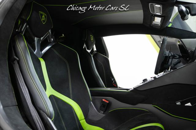 2019 Lamborghini Aventador Only 4K Miles Full PPF Verde Scandal Tons of Carbon Front Lift