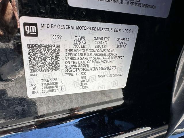 2022 Chevrolet Silverado 1500 4WD Crew Cab Short Bed LT with 2FL