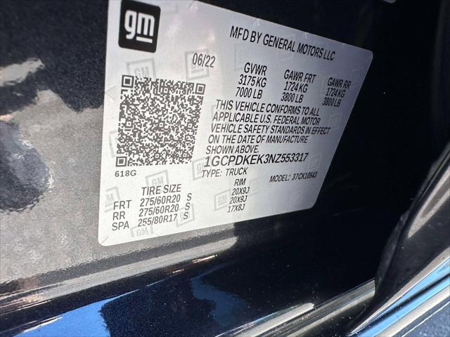 2022 Chevrolet Silverado 1500 4WD Crew Cab Short Bed LT with 2FL
