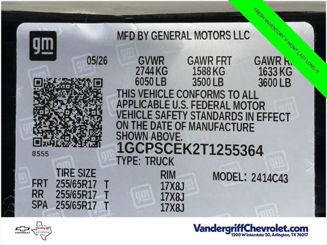 2026 Chevrolet Colorado LT, RWD